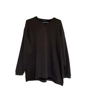 Axist Men's Gray V-Neck Sweater XXL Classic Fit Office Casual